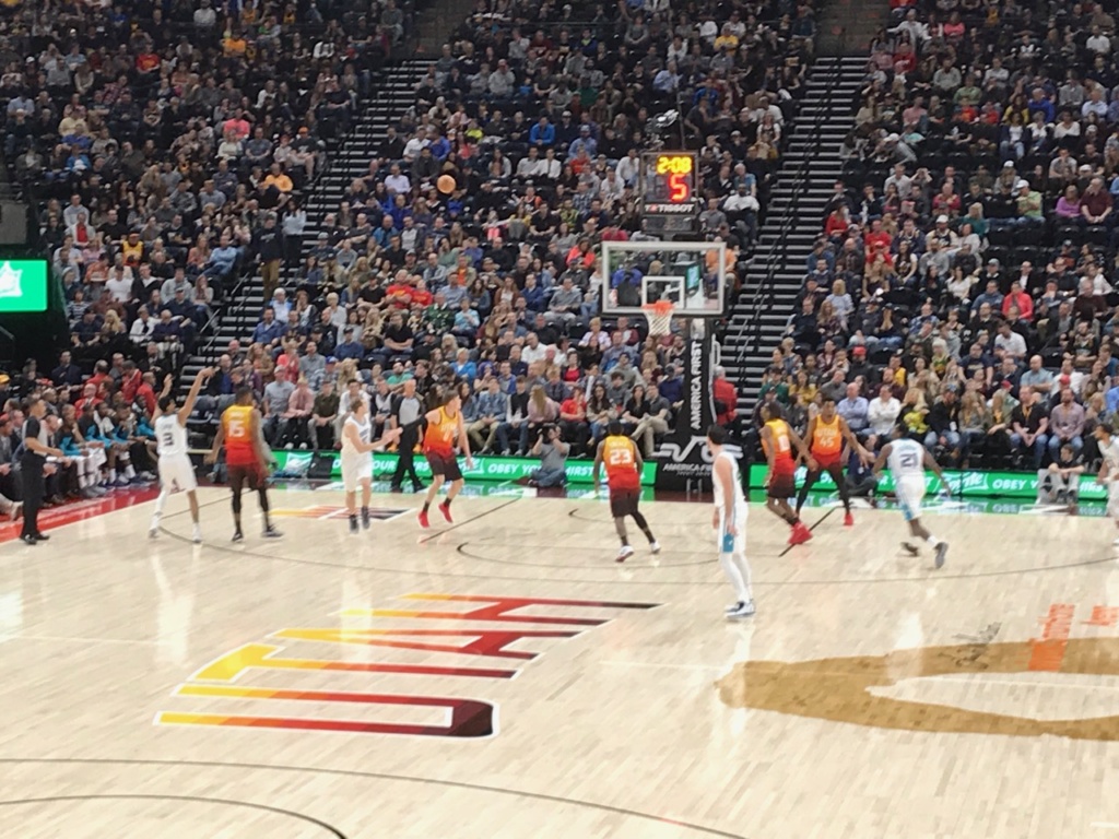 Les Jazz contre les Hornets